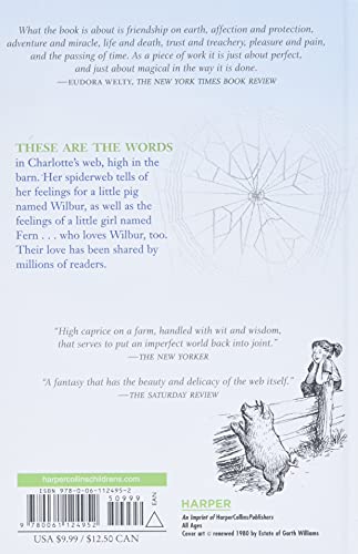 Charlottes Web: A Newbery Honor Award Winner,Used