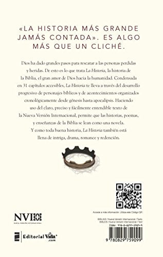 La Historia NVI: La Biblia en un relato ininterrumpido acerca de Dios y su pueblo (Spanish Edition),Used
