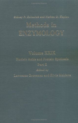 Nucleic Acids and Protein Synthesis, Part E (Volume 29) (Methods in Enzymology, Volume 29)