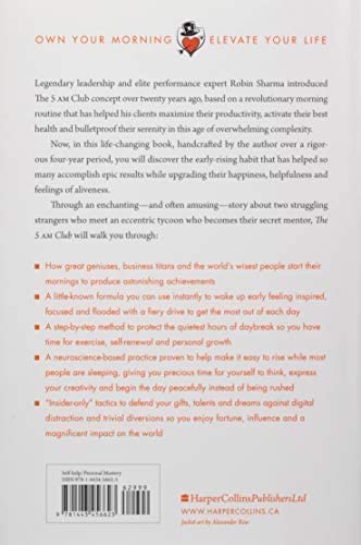 The 5AM Club: Own Your Morning. Elevate Your Life.,New
