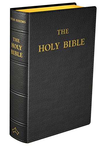 DouayRheims Bible {Standard size  Black Flex Cover},Used