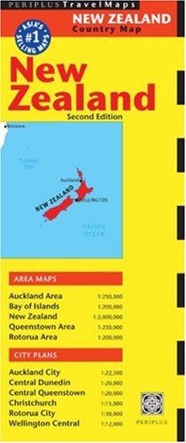 New Zealand Travel Map Second Edition (Australia Regional Maps),Used