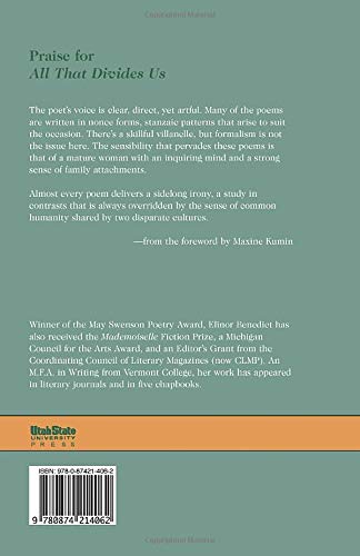 All That Divides Us: Poems (Volume 3) (Swenson Poetry Award),Used