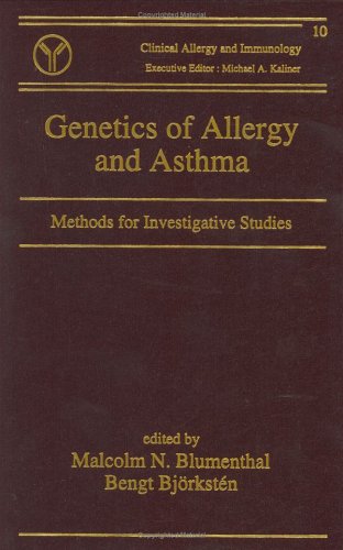 Genetics of Allergy and Asthma: Methods for Investigative Studies (Clinical Allergy and Immunology),Used