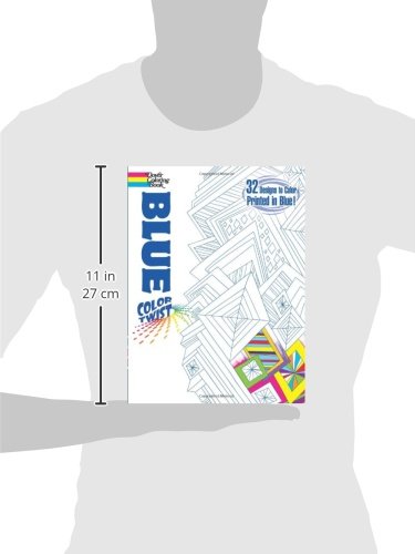COLORTWIST  Blue Coloring Book (Dover Coloring Books),Used