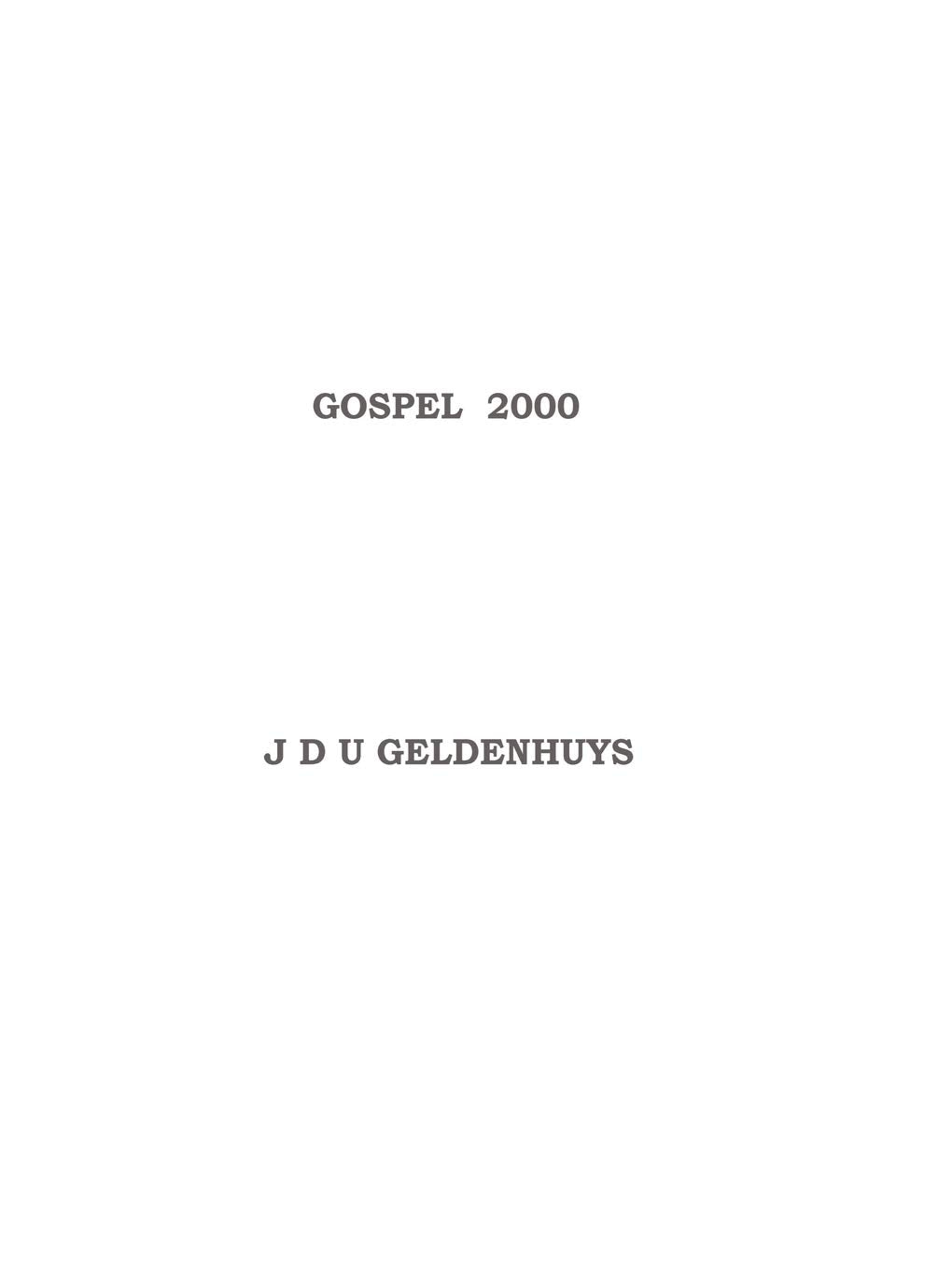Gospel 2000,Used