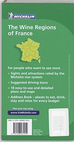 Michelin Green Guide Wine Regions of France (Green Guide/Michelin),Used