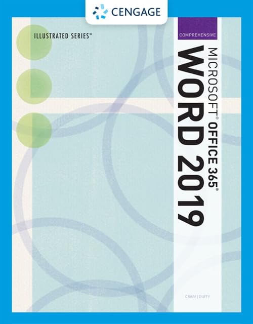 Illustrated Microsoft Office 365 & Word 2019 Comprehensive (MindTap Course List),New