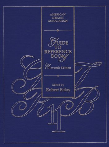 Guide to Reference Books (ALA Readers' Advisory),Used