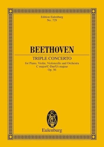 Triple Concerto in C Major, Op. 56: Study Score,Used