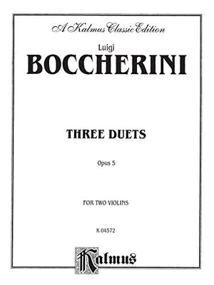 Three Duets, Op. 5 (Kalmus Edition),New