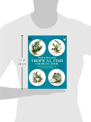 Tropical Fish Coloring Book (Dover Sea Life Coloring Books),Used