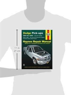 Dodge Pickups 20022005 Full Size Models (Haynes Repair Manuals),Used
