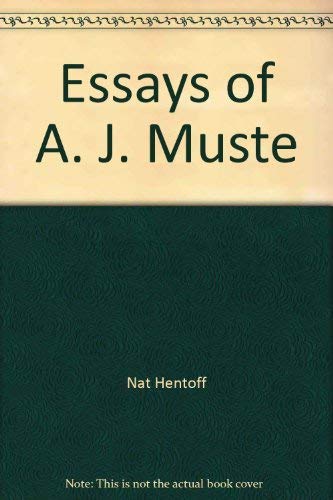 The Essays of A.J. Muste,Used