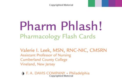 Pharm Phlash!: Pharmacology Flash Cards,Used