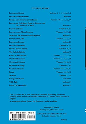 Luther'S Works, Volume 42: Devotional Writings I