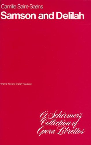 Samson and Delilah: Libretto,Used