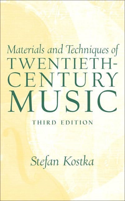 Material And Techniques Of 20th Century Music,Used