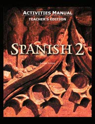Spanish 2 Activity Manual Teacher'S Edition 2Nd Edition,Used