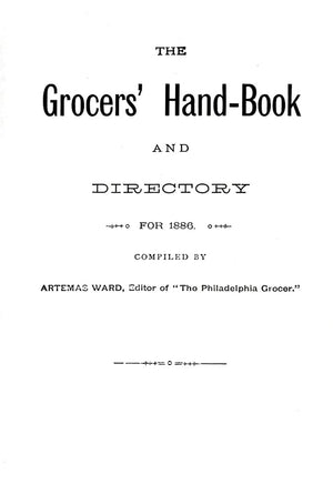 Grocers' Handbook (Applewood Books),Used