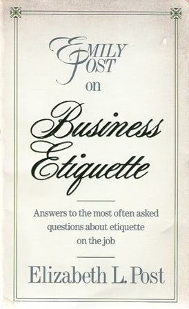 Emily Post on Business Etiquette,Used