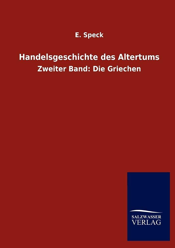 Handelsgeschichte des Altertums (German Edition),Used
