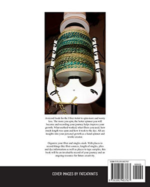 My Spinning Projects Record Logbook: The Spinning, Plying and Dyeing Book for Natural Fiber Artists and Textile Crafters,Used