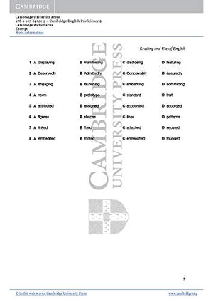 Cambridge English Proficiency 2 Student'S Book With Answers: Authentic Examination Papers From Cambridge English Language Assess