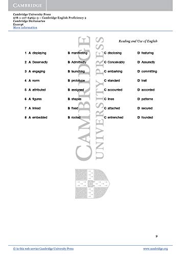 Cambridge English Proficiency 2 Student'S Book With Answers: Authentic Examination Papers From Cambridge English Language Assess