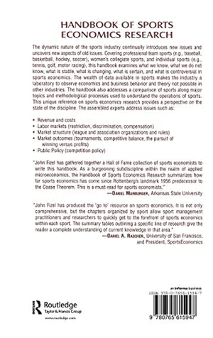 Handbook of Sports Economics Research,Used