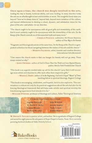 For the Beauty of the Church: Casting a Vision for the Arts,Used
