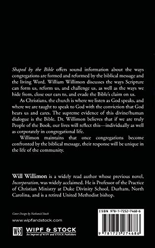 Shaped by the Bible,Used
