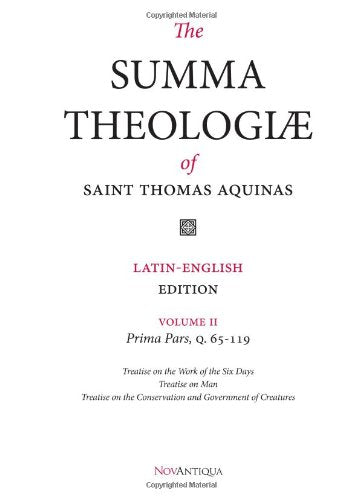 The Summa Theologiae Of St. Thomas Aquinas: LatinEnglish Edition, Prima Pars, Q. 65119,Used