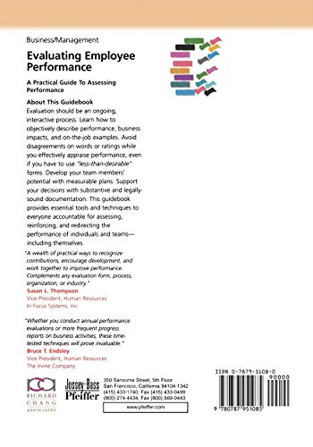 Evaluating Employee Performance: A Practical Guide to Assessing Performance,New