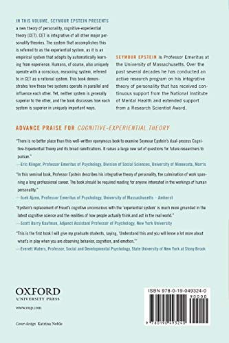 COGNITIVE EXPERIENTIAL THEORY P: An Integrative Theory of Personality,Used