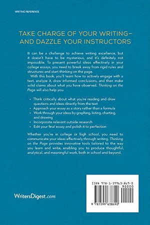 Thinking On The Page: A College Student'S Guide To Effective Writing,New