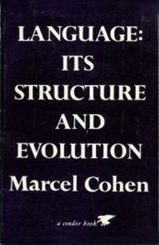Language: Its Structure and Evolution,Used