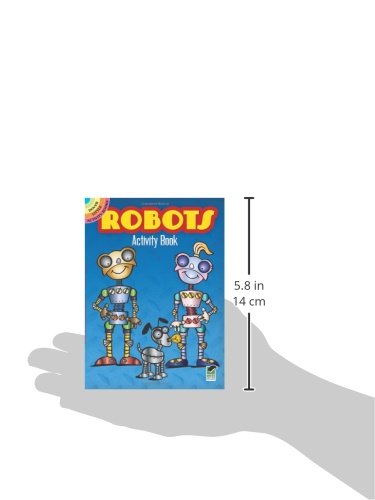Robots Activity Book (Dover Little Activity Books: Fantasy),Used