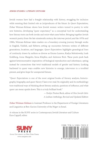 Queer Expectations: A Genealogy of Jewish Women's Poetry (Suny Series in Contemporary Jewish Literature and Culture),Used