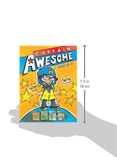 Captain Awesome 4Booksin1: Captain Awesome Takes a Dive; Captain Awesome, Soccer Star; Captain Awesome Saves the Winter Wonde,Used