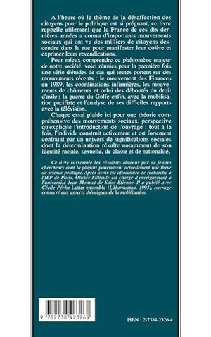 Sociologie de la protestation: Les formes de l'action collective dans la France contemporaine (French Edition),Used