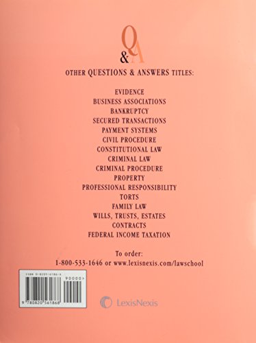 Questions & Answers: Civil Procedure (Multiple Choice and Short Answers Questions and Answers, First,Used