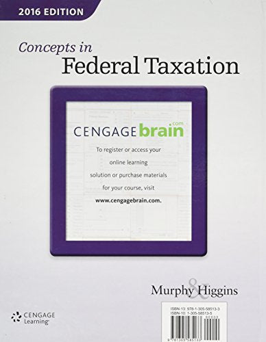 Concepts in Federal Taxation 2016 (with H&R Block Tax Preparation Software CDROM and RIA Checkpoint Printed Access Card),Used