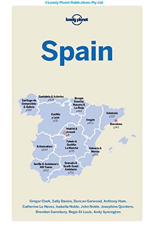 Lonely Planet Spain 12 (Travel Guide),Used