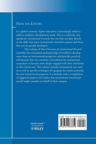 Workforce Development and Higher Education Number 128,New