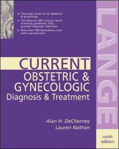 CURRENT Obstetric & Gynecological Diagnosis & Treatment,Used