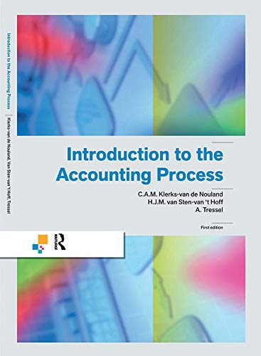 Introduction to the Accounting Process (RoutledgeNoordhoff International Editions),Used