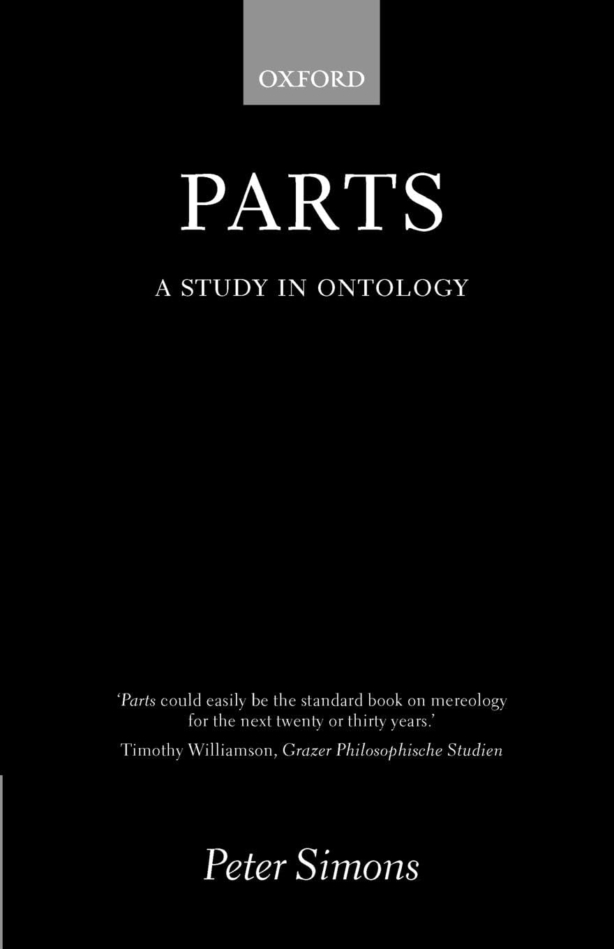 Parts: A Study in Ontology,Used