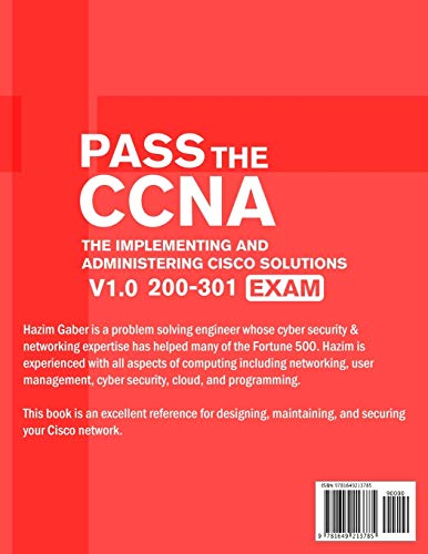 PASS the CCNA: The Implementing and Administering Cisco Solutions (CCNA) v1.0 200301 Exam,Used