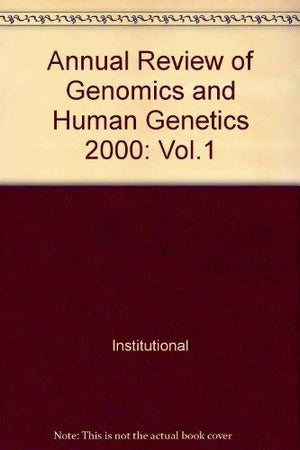 Annual Review of Genomics and Human Genetics: 2000 (Annual Review of Genomics & Human Genetics),Used